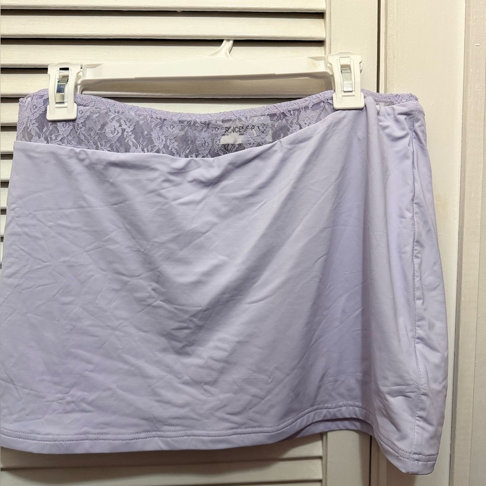 Princess Polly Purple Karnivale Lace Mini Skirt